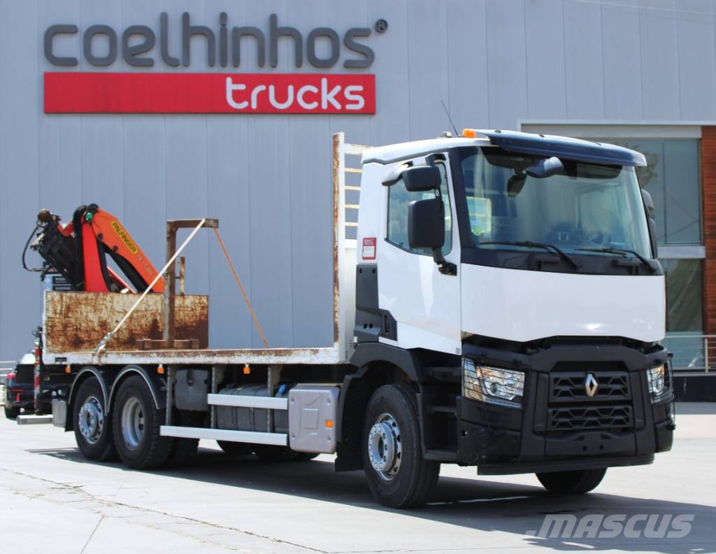 Renault C 380 + PK 17001 Φορτηγά Kαρότσα με ανοιγόμενα πλαϊνά