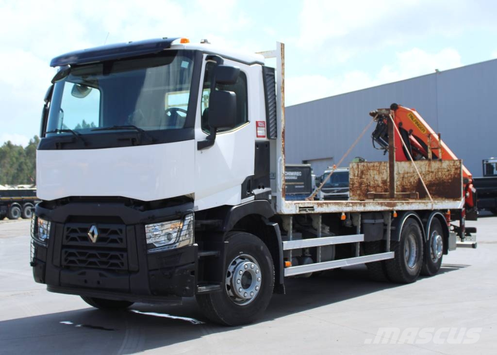 Renault C 380 + PK 17001 Φορτηγά Kαρότσα με ανοιγόμενα πλαϊνά
