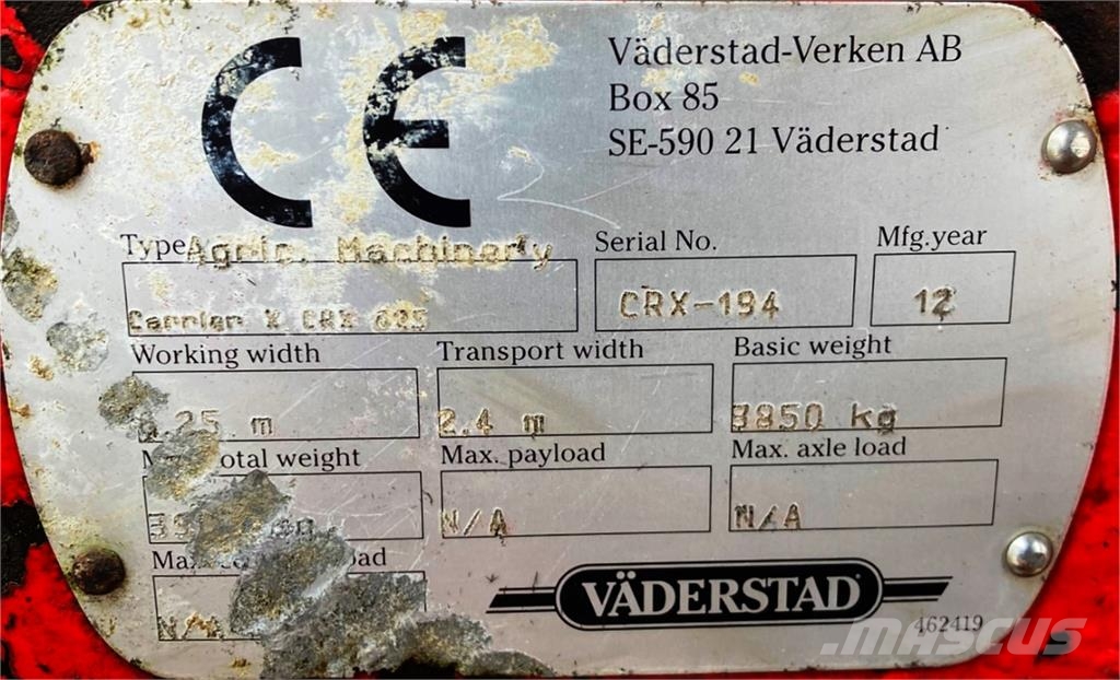 Väderstad Carrier X 625 Scheibenegge mit Verteiler Vogelsang Цистерны для перевозки суспензий