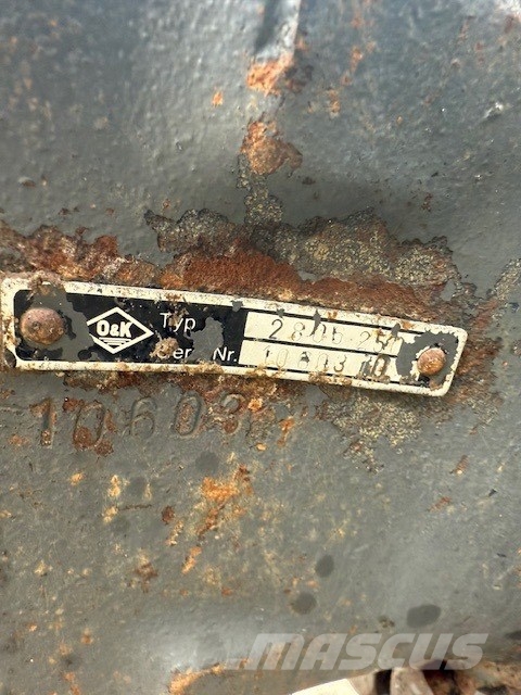 O&K MH 5 Compact USED AXLES Assen