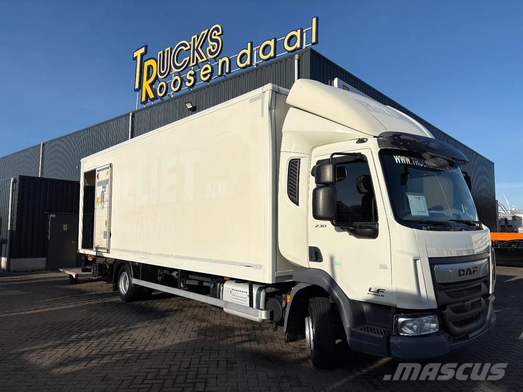 DAF LF 230 + 12 TON + DHOLLANDIA LOADLIFT + EURO 6 Sanduk kamioni