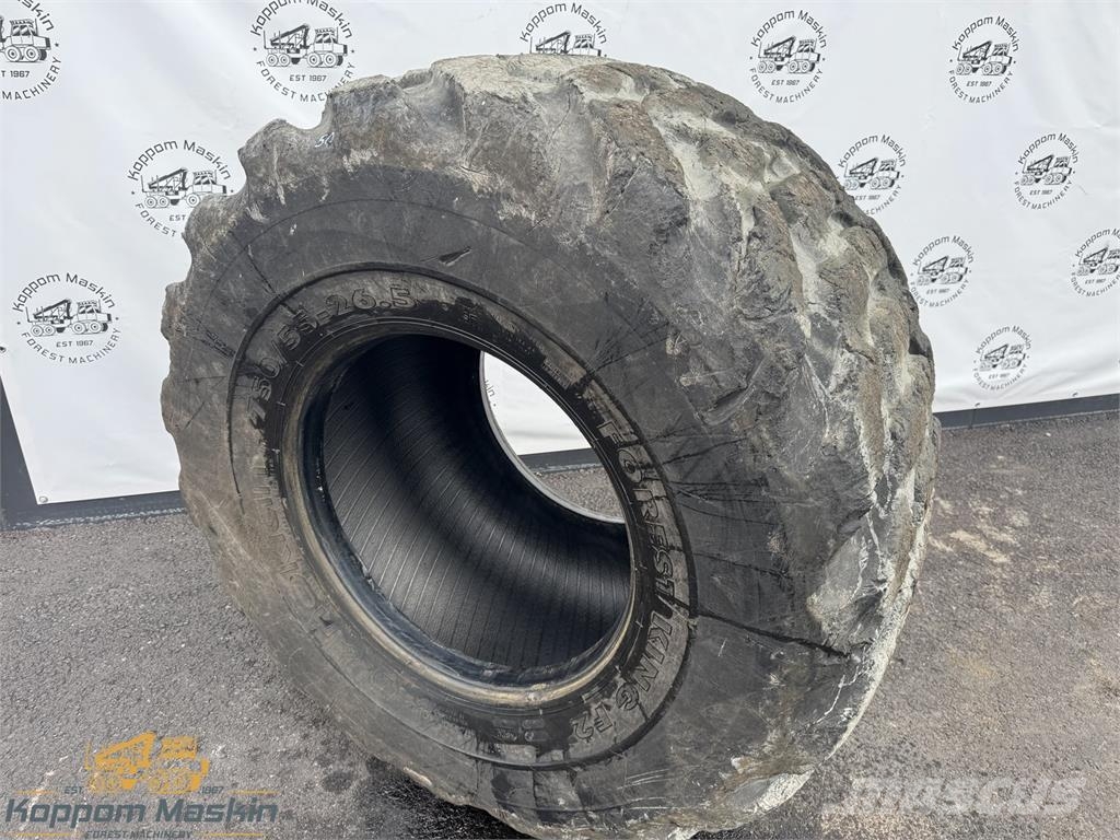 Nokian Fkf2 750/55x26,5 Used/Beg Padangos, ratai ir ratlankiai