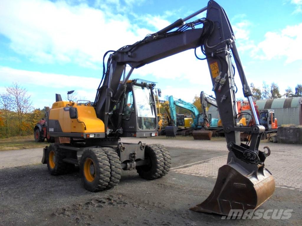 Volvo EW 140 D - 35 km/h Pelle sur pneus