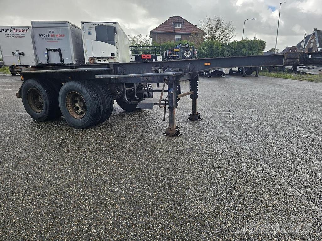 Pacton 2126 C 2 STEEL SUSPENSION DOUBLE TIRES DRUM BRAKES Konteyner yari çekiciler