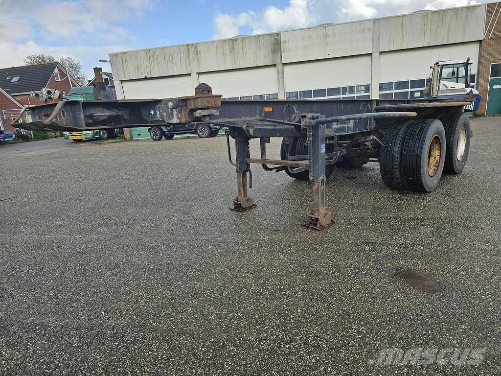 Pacton 2126 C 2 STEEL SUSPENSION DOUBLE TIRES DRUM BRAKES Konteyner yari çekiciler