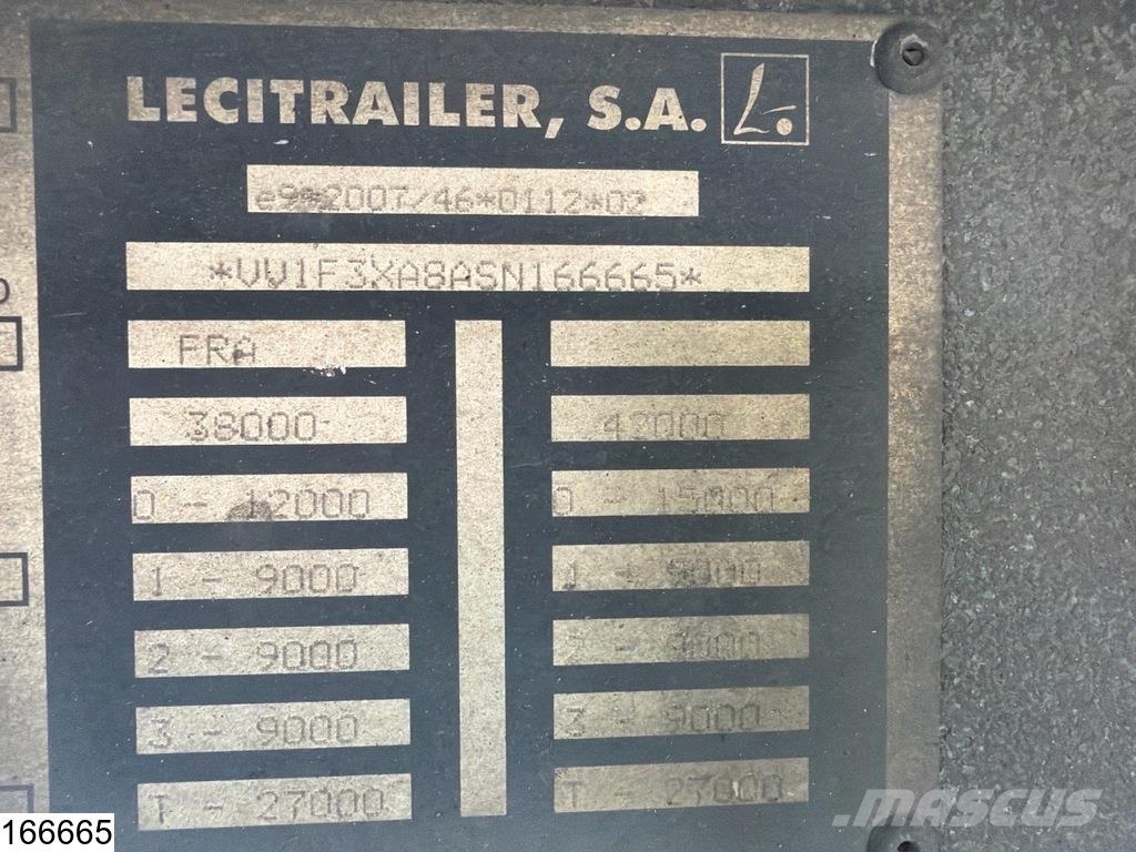 Lecitrailer Koel vries Carrier Vector 1950 Mt, Dhollandia Semi-reboques com temperatura controlada