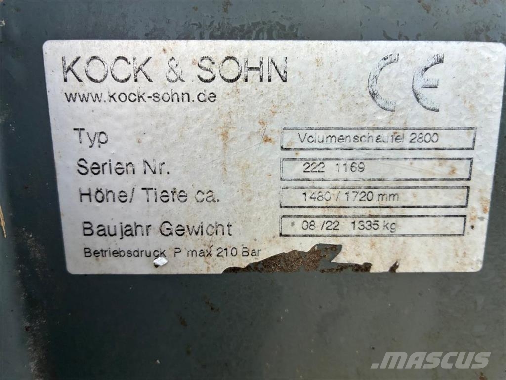 Kock & Sohn 2800 Ostale poljoprivredne mašine
