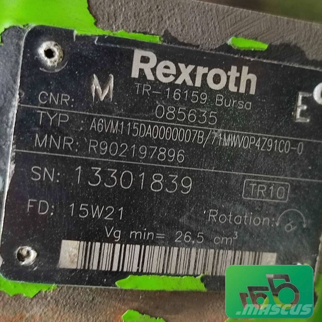 Merlo TF Hydromotor A6VM115 Rexroth R902197896 drive mot Motores