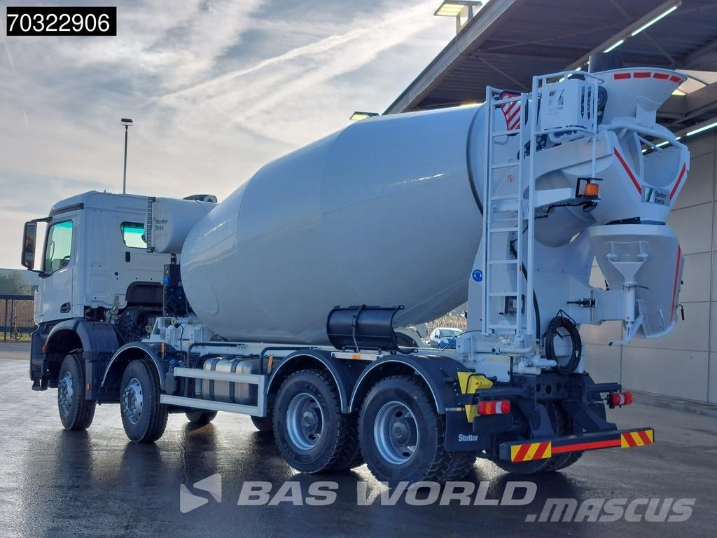 Mercedes-Benz Arocs 4142 8X4 NEW! 12m3 Stetter Mixer Steelsuspen Автобетоносмесители