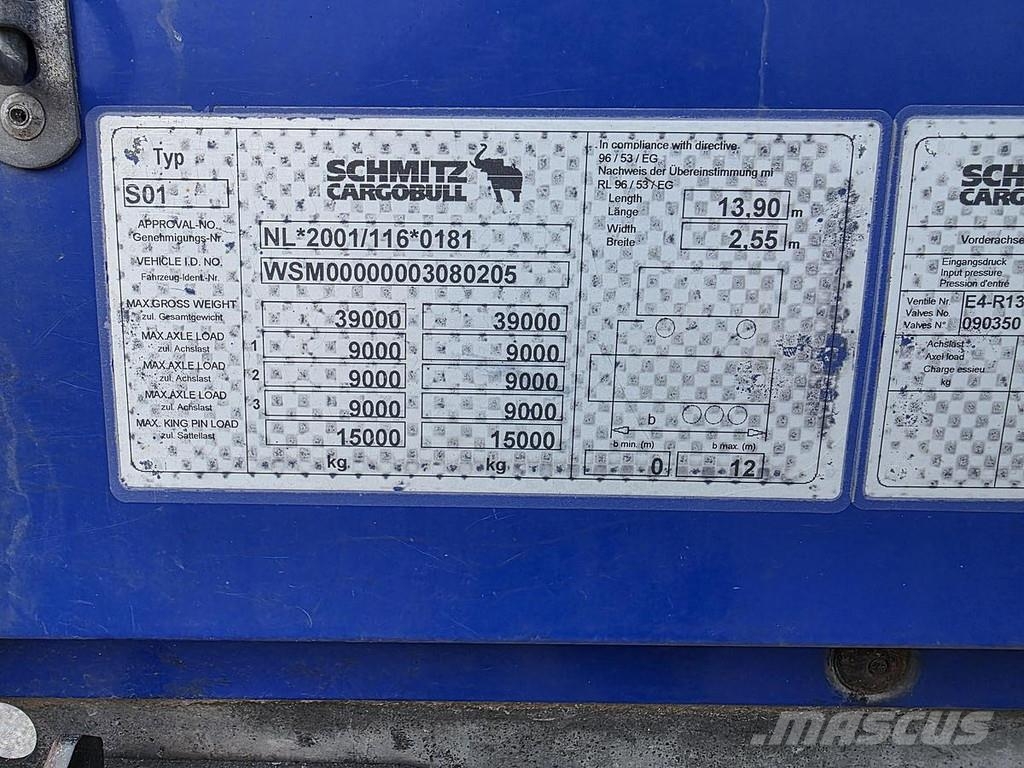Schmitz Cargobull SCS 24/L-1362 P.E.B. SCHNITZ DISC, APK/TUV 27-02-2 أنواع أخرى من أنصاف المقطورات