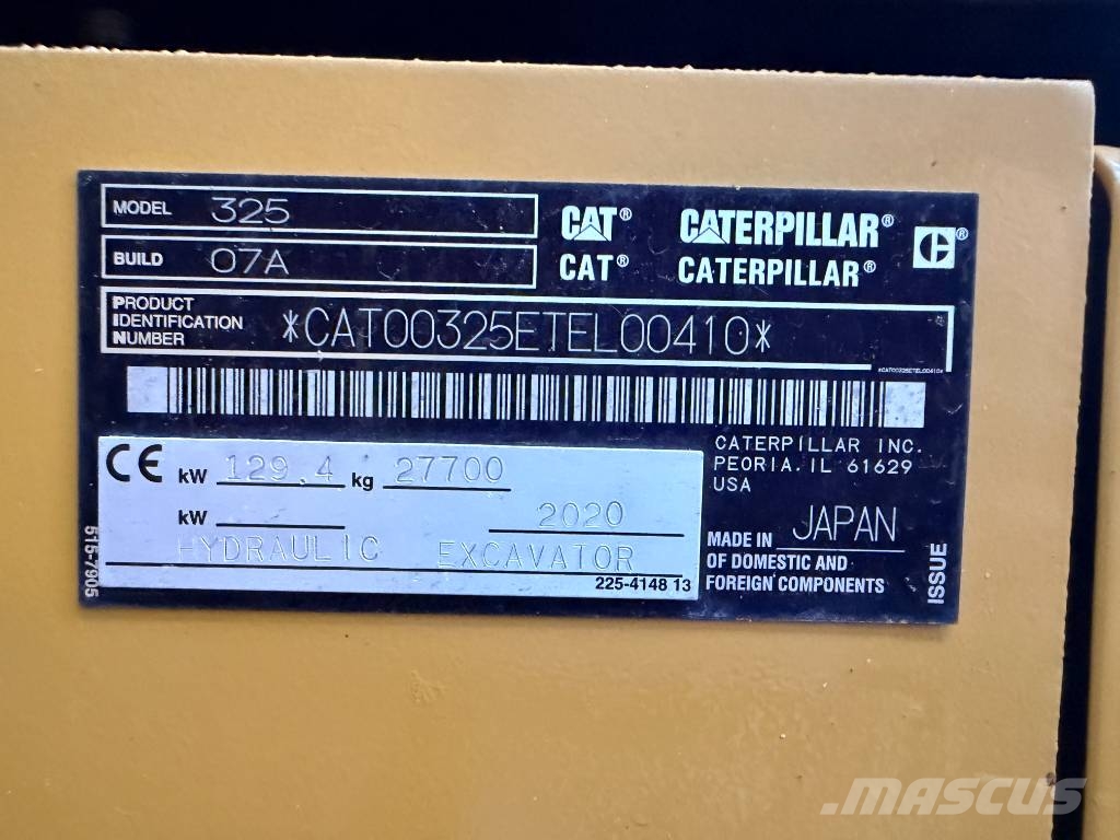 CAT 325 07A | OQ80 | Blade | Generator Pelle sur chenilles