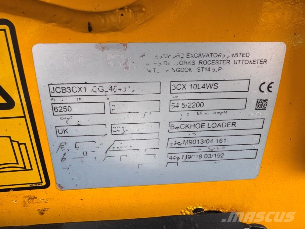 JCB 3CX COMPACT WITH BREAKER - CONSIGNED TO TCH JCB AU Baggerlader