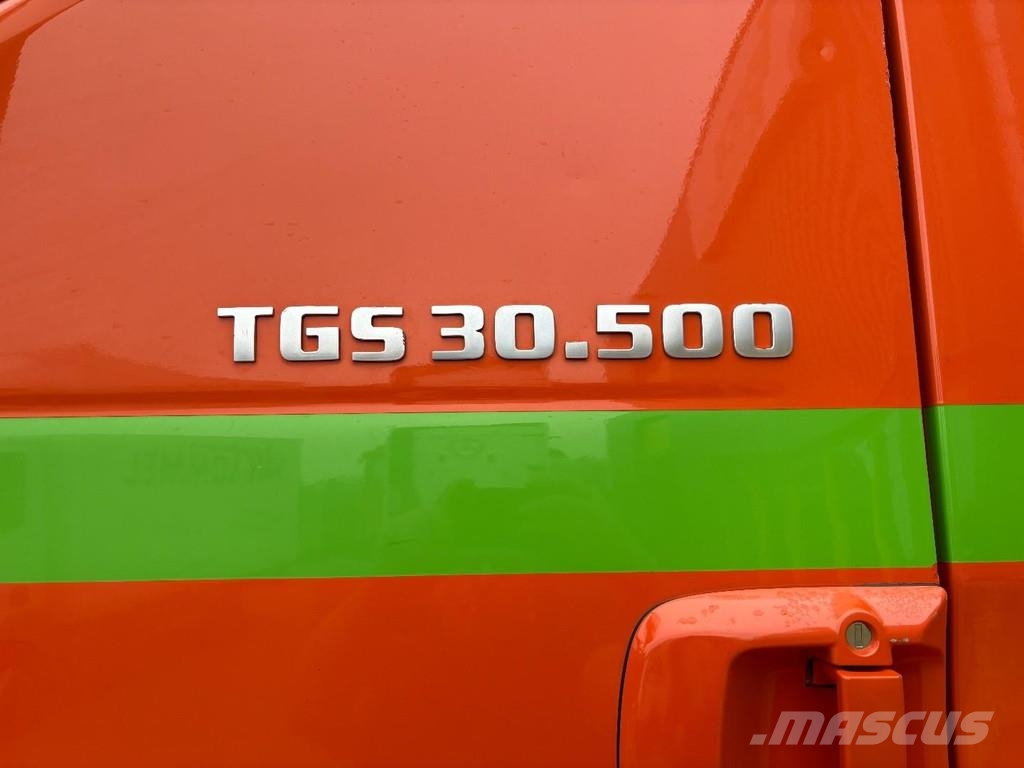MAN TGS 30,500 + CONTAINER SYSTEM + 6X2 + STEERING / L Treileri ar āķi