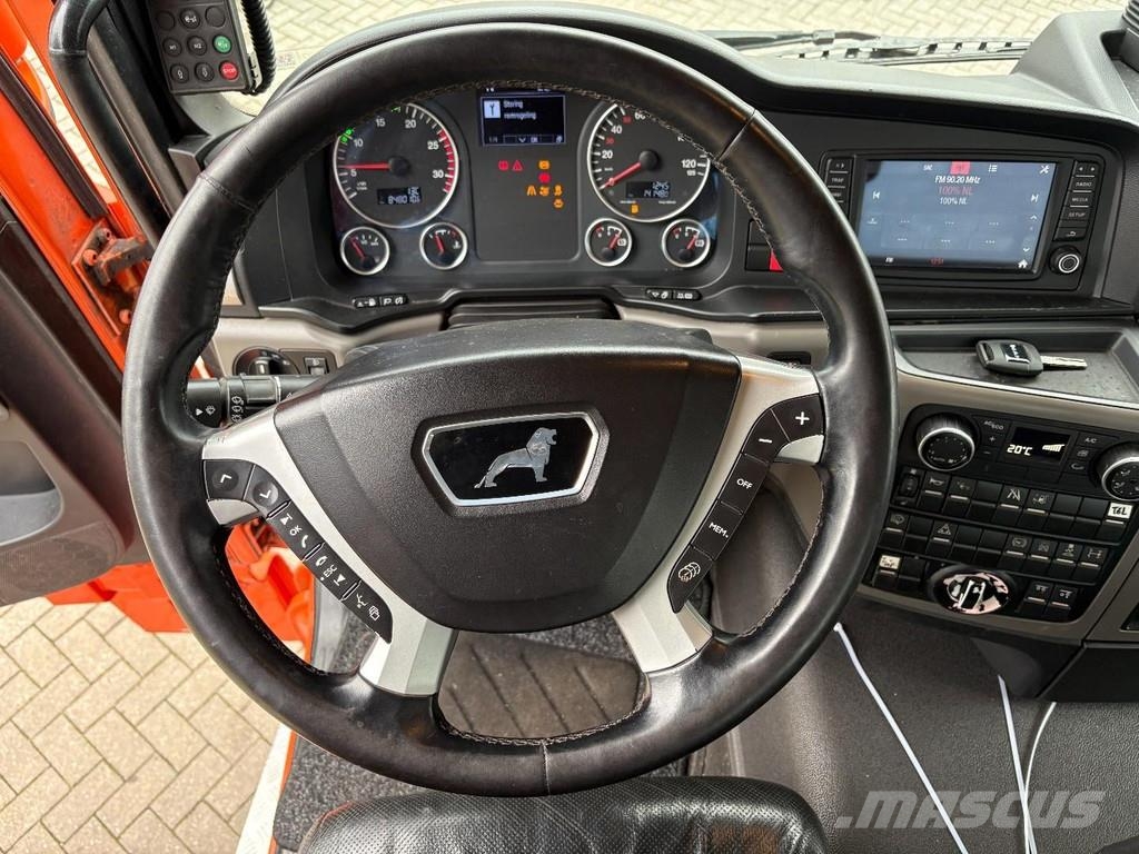 MAN TGS 30,500 + CONTAINER SYSTEM + 6X2 + STEERING / L Treileri ar āķi
