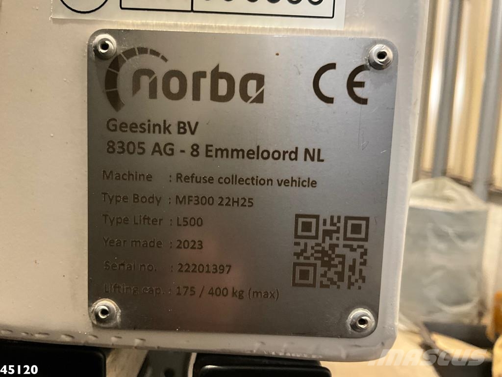 Volvo FE 350 Norba MF 300 22m³ 2 compartimenten NEW and Waste trucks