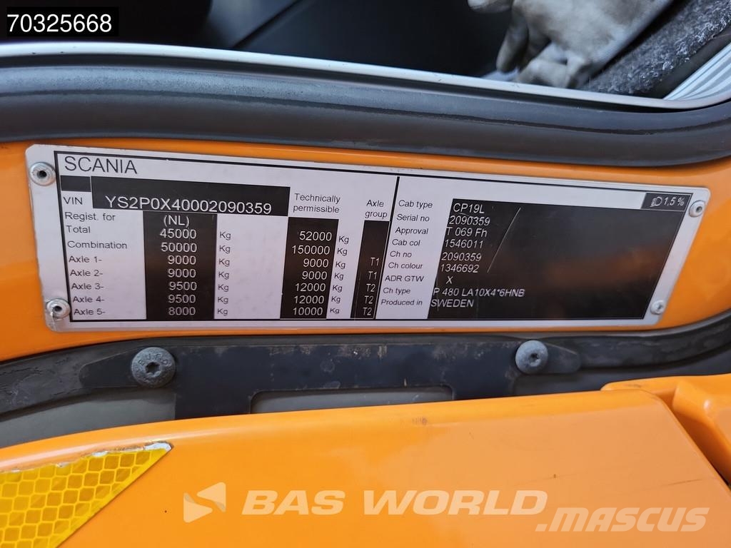 Scania P480 10X4 150T Full-Air Retarder Standklima Leder Седельные тягачи