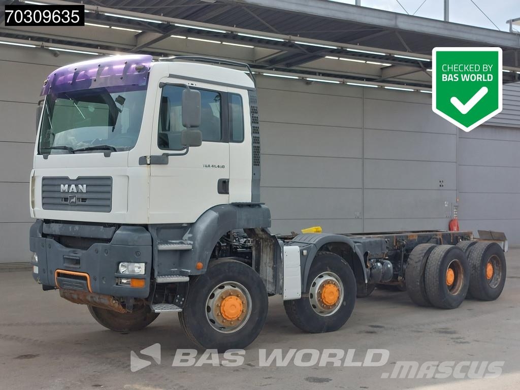 MAN TGA 41.480 TGA 8X8 Full Steel Manual Gearbox Big-A 平板车