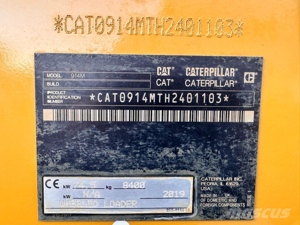 CAT 914M Speeder . Pás carregadoras de rodas