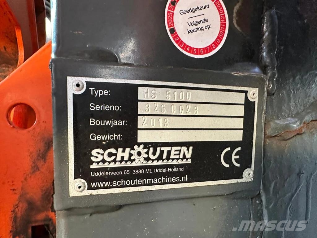 Schouten SP 12260 معدات توزيع السماد العضوي