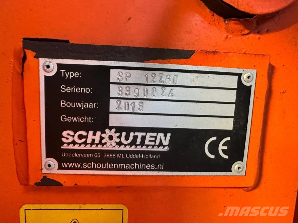 Schouten SP 12260 معدات توزيع السماد العضوي