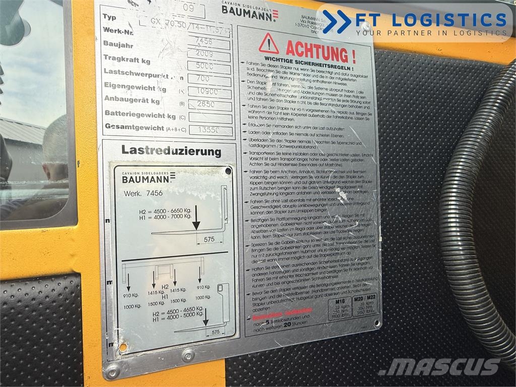 Baumann SIDELOADER FORKLIFT | BAUMANN GX 70.50 / 14-11.5 4 لوادر جانبية