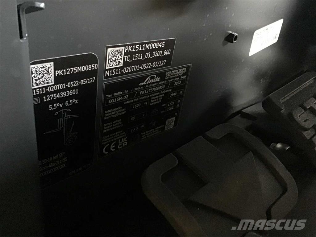 Linde EG16H Sähkötrukit