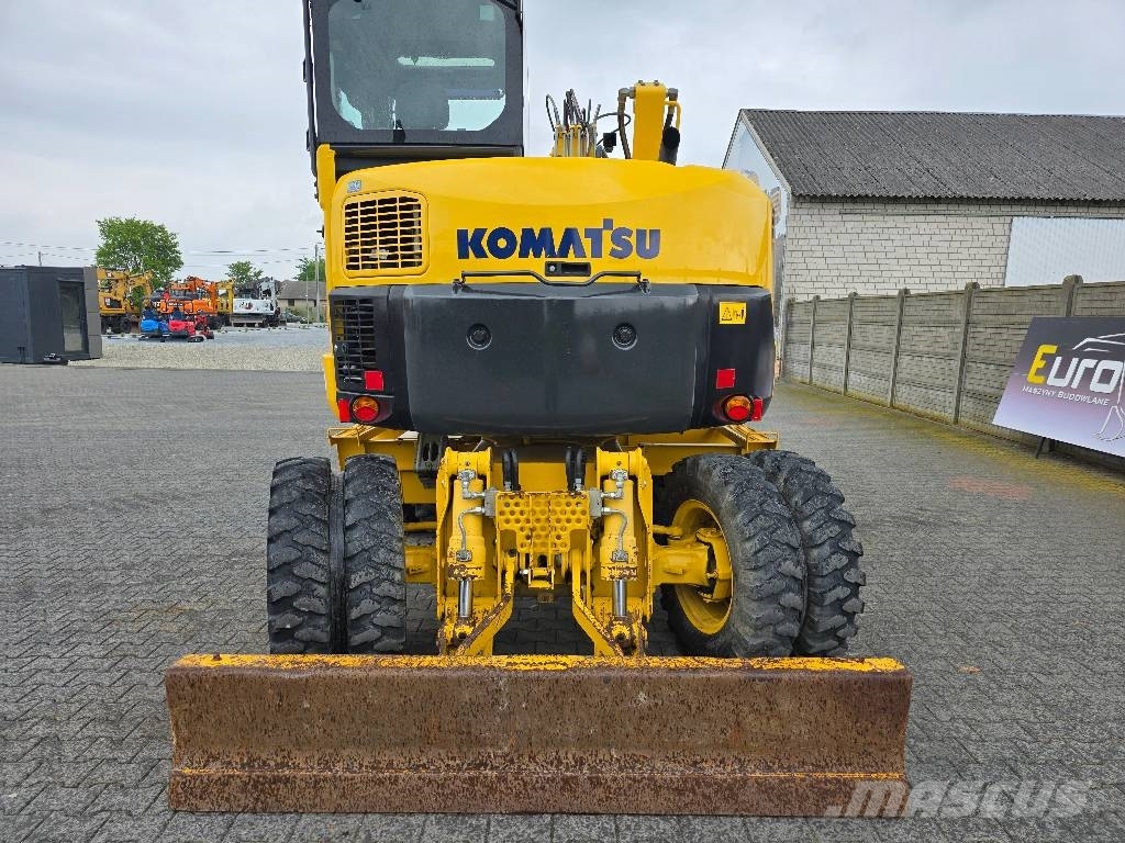 Komatsu PW 98MR-8, 2017 ROK, 5200 MTH, BEZ DPF i ADBLUE Bageri na kotačima