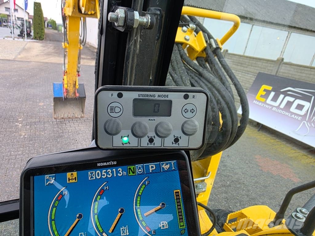Komatsu PW 98MR-8, 2017 ROK, 5200 MTH, BEZ DPF i ADBLUE Bageri na kotačima