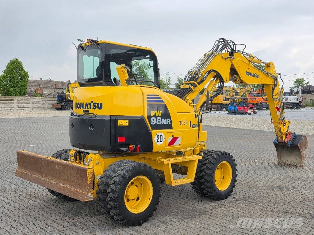 Komatsu PW 98MR-8, 2017 ROK, 5200 MTH, BEZ DPF i ADBLUE Bageri na kotačima