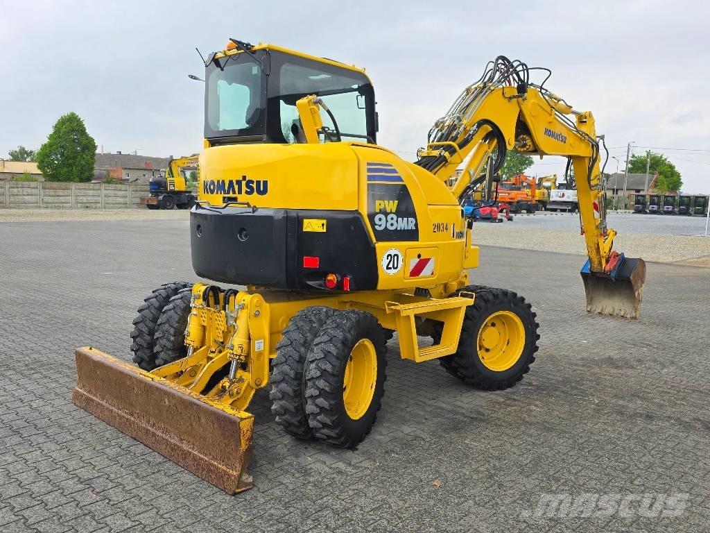 Komatsu PW 98MR-8, 2017 ROK, 5200 MTH, BEZ DPF i ADBLUE Bageri na kotačima