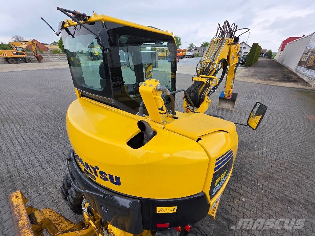 Komatsu PW 98MR-8, 2017 ROK, 5200 MTH, BEZ DPF i ADBLUE Bageri na kotačima