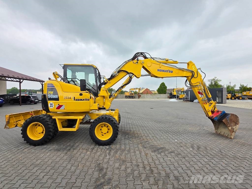 Komatsu PW 98MR-8, 2017 ROK, 5200 MTH, BEZ DPF i ADBLUE Bageri na kotačima