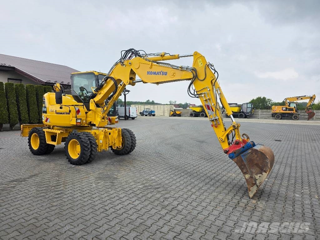 Komatsu PW 98MR-8, 2017 ROK, 5200 MTH, BEZ DPF i ADBLUE Bageri na kotačima