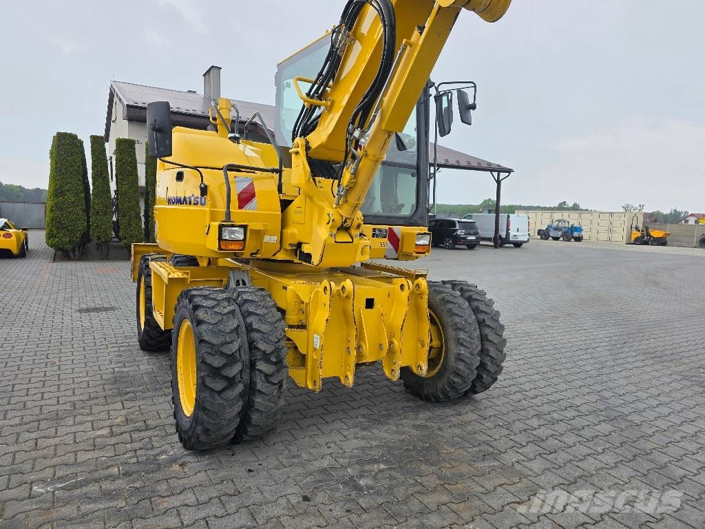 Komatsu PW 98MR-8, 2017 ROK, 5200 MTH, BEZ DPF i ADBLUE Bageri na kotačima