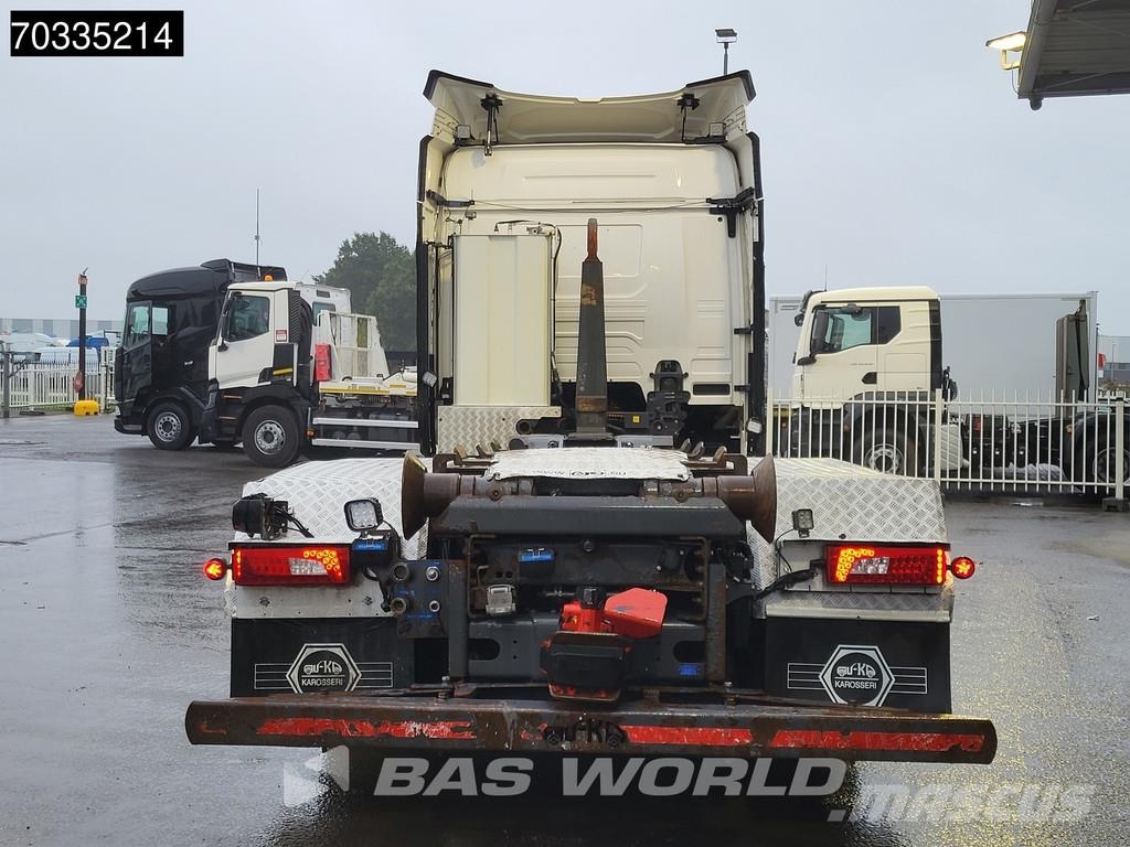 Scania R580 R 6X2 AJK containersystem Lift-Axle Full Air Sunkvežimiai su keliamuoju kabliu