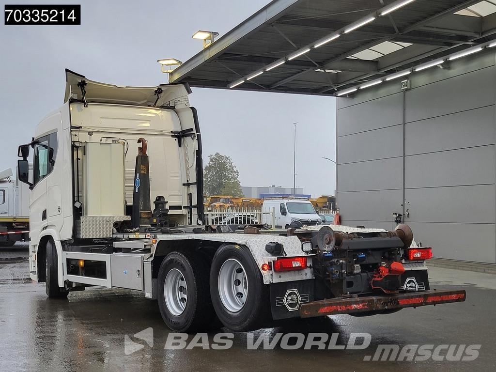 Scania R580 R 6X2 AJK containersystem Lift-Axle Full Air Vrachtwagen met containersysteem