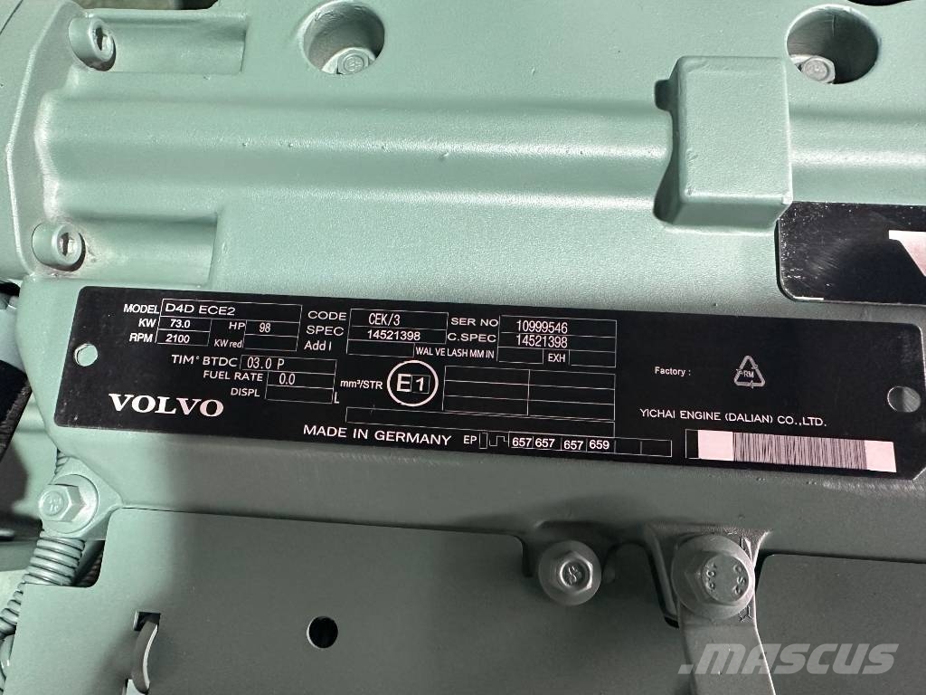 Volvo D4D ECE2 construction machinery motor محركات