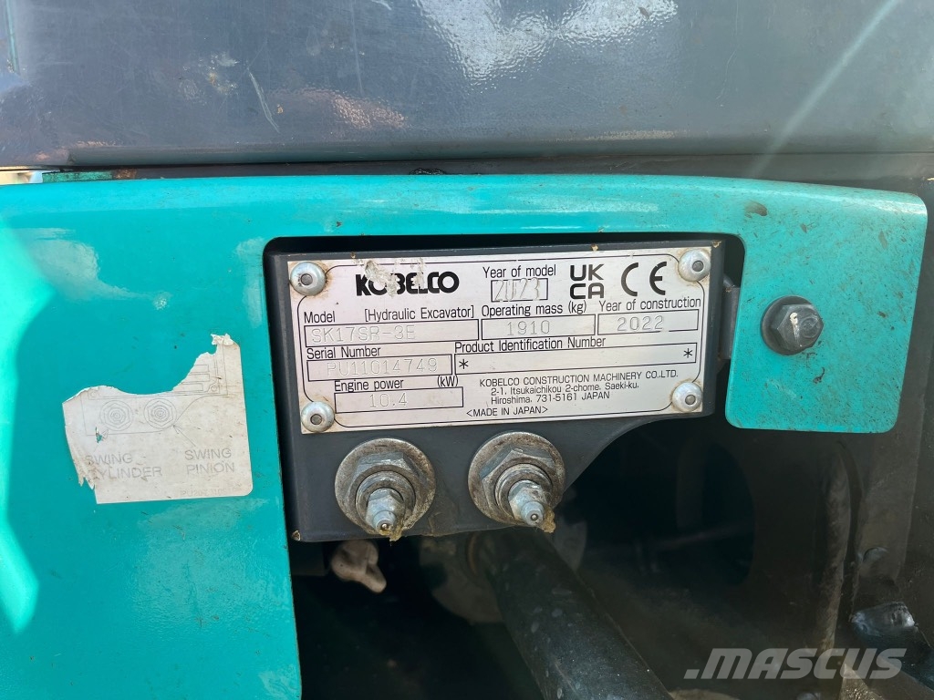 Kobelco SK 17 SR-3E Miniexcavadoras