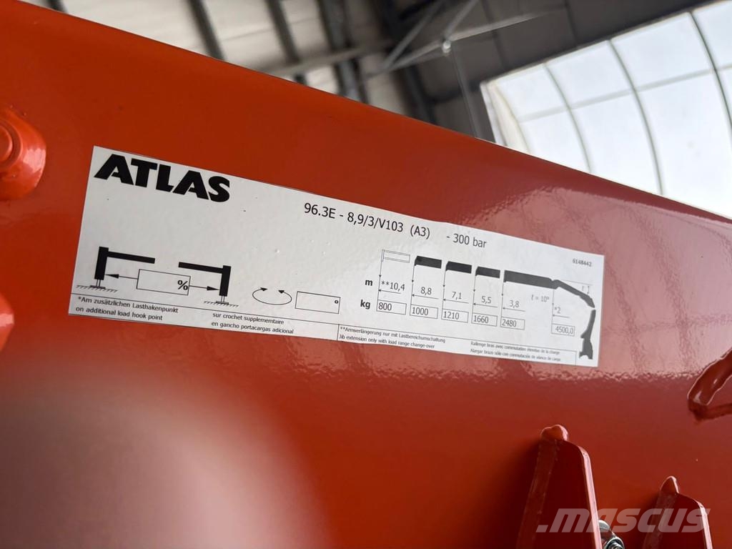 Mercedes-Benz Atego 1524 Euro 6 Atlas 10 Tonmeter laadkraan Just 傾卸式卡車