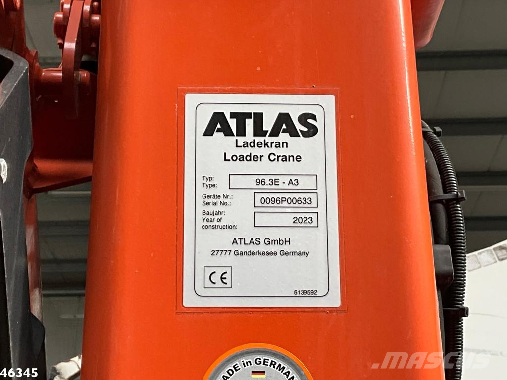 Mercedes-Benz Atego 1524 Euro 6 Atlas 10 Tonmeter laadkraan Just Camiones bañeras basculantes o volquetes