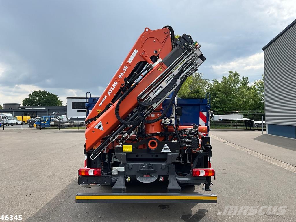 Mercedes-Benz Atego 1524 Euro 6 Atlas 10 Tonmeter laadkraan Just Camiones bañeras basculantes o volquetes