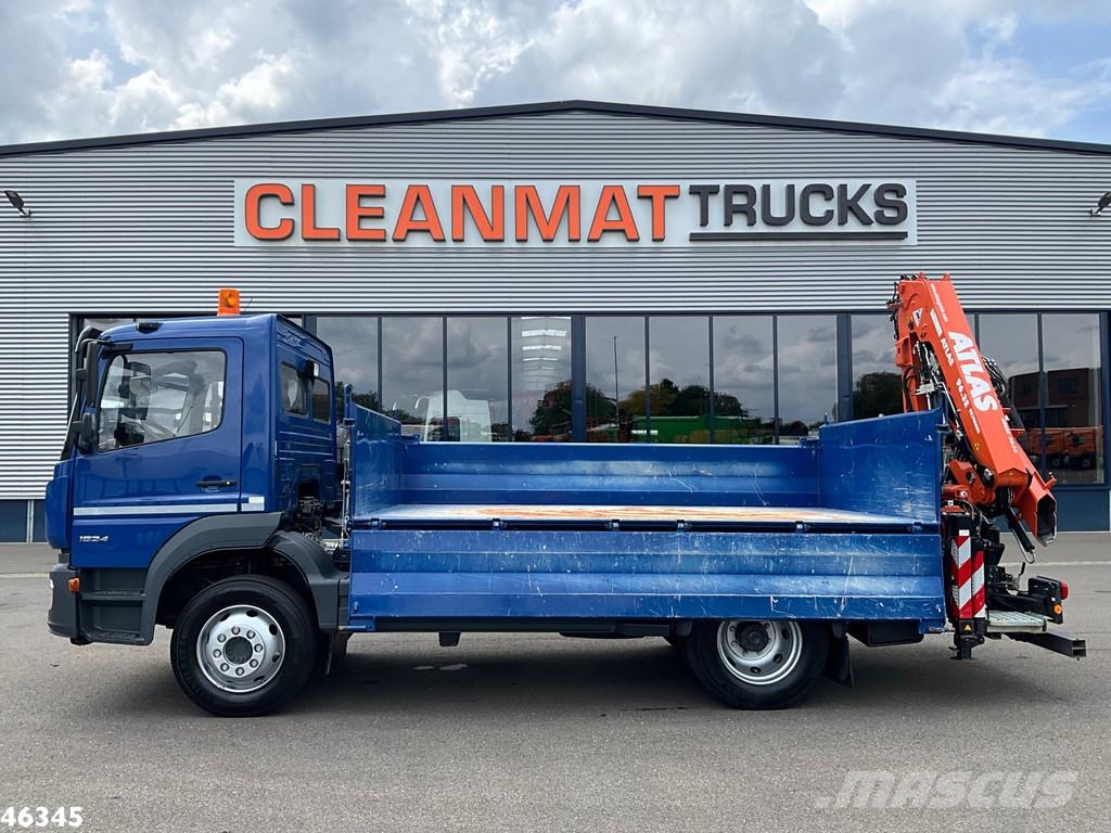 Mercedes-Benz Atego 1524 Euro 6 Atlas 10 Tonmeter laadkraan Just Camiones bañeras basculantes o volquetes