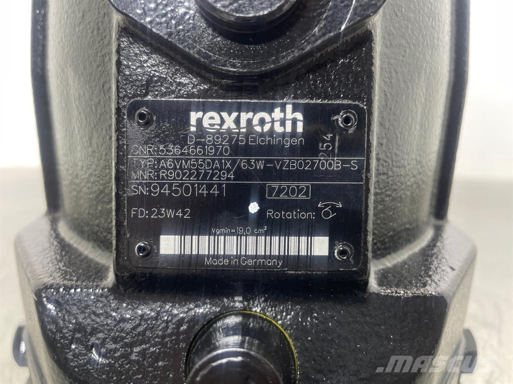 Terex TW75-5364661970-Rexroth A6VM55DA1X-Drive motor Гідравліка