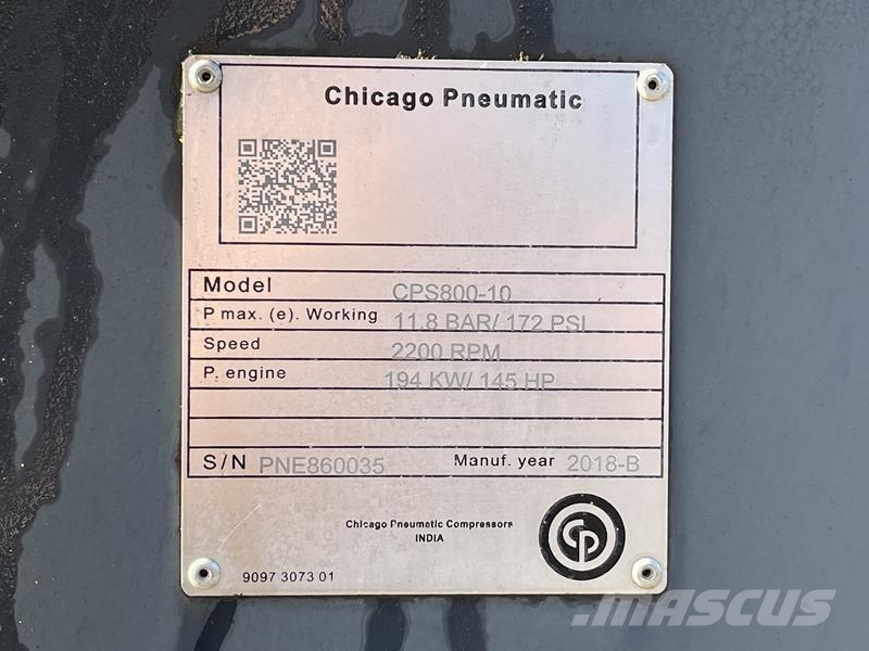 Chicago Pneumatic CPS 800 - 10 Kompressoren