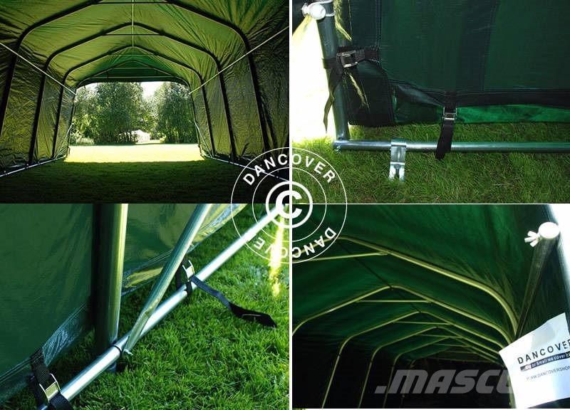 Dancover Portable Garage PRO 3,77x7,3x3,18m PVC Telthal Komunālā tehnika- Citi