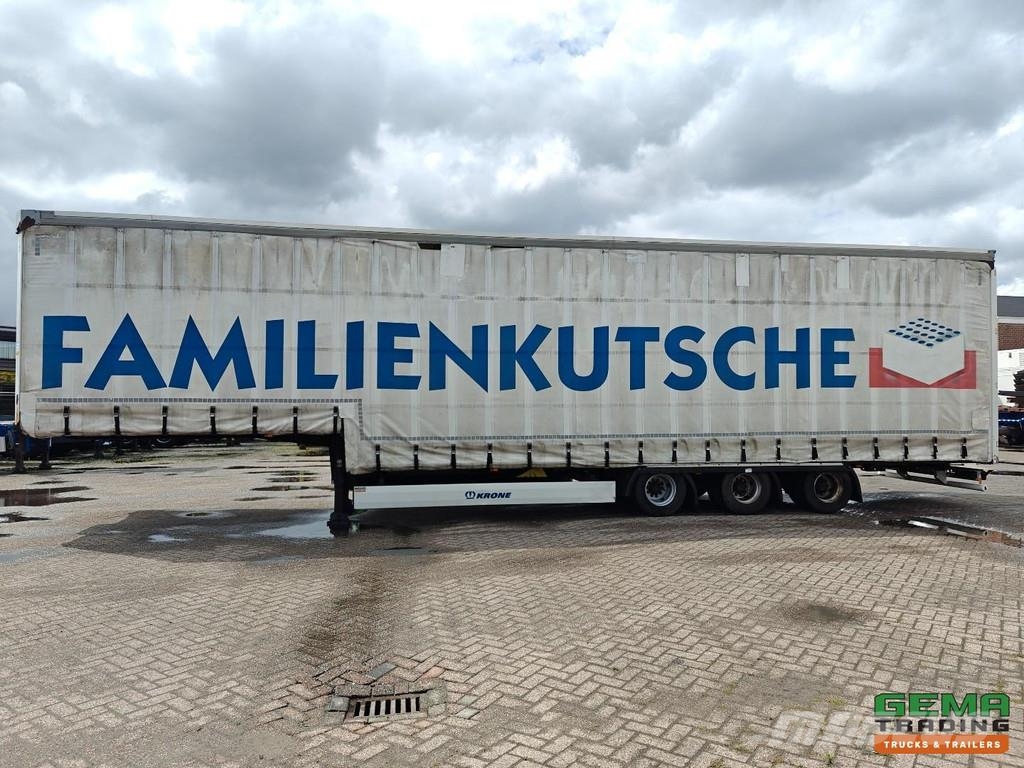 Krone SD Curtain-sided Semi-Low Loader - Pop-up Roof - 3 Low loader-semi-trailers