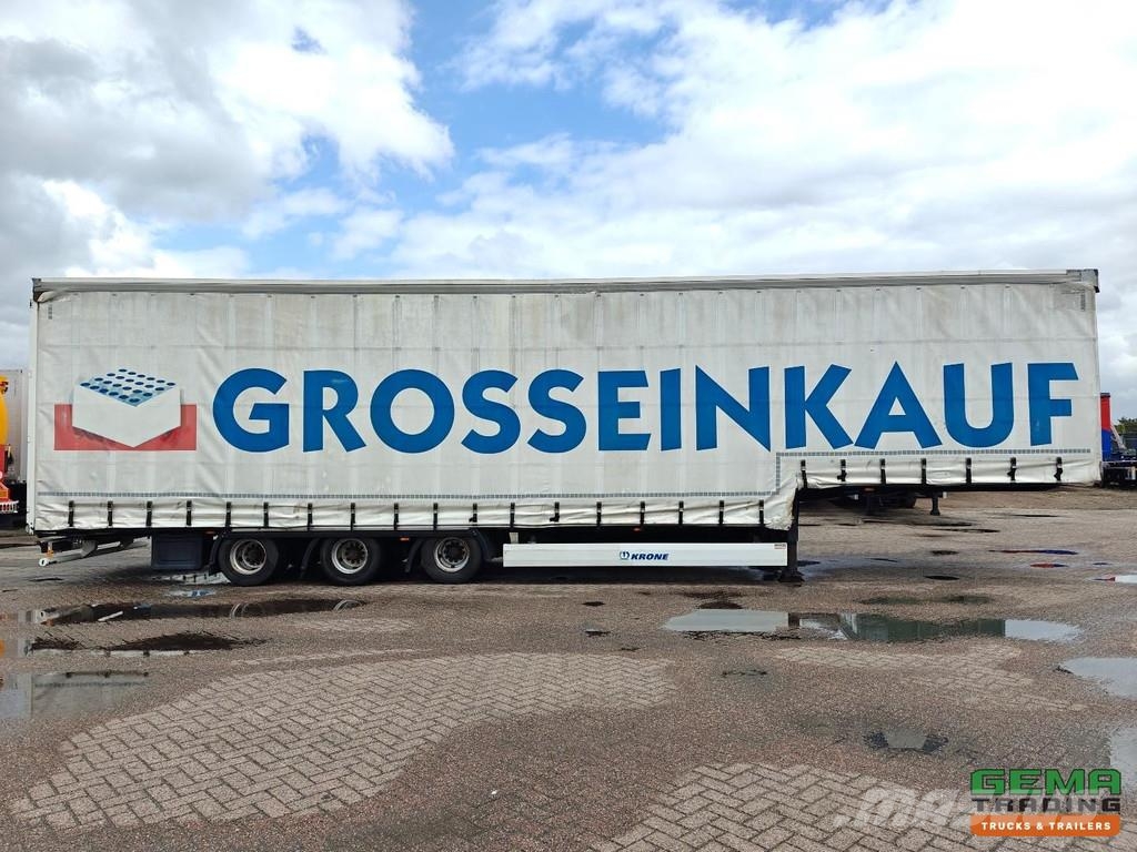 Krone SD Curtain-sided Semi-Low Loader - Pop-up Roof - 3 نصف مقطورة مسطحة منخفضة