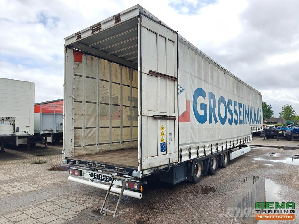 Krone SD Curtain-sided Semi-Low Loader - Pop-up Roof - 3 نصف مقطورة مسطحة منخفضة