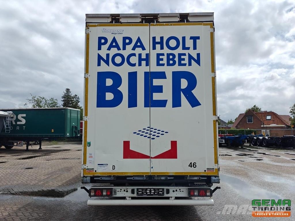 Krone SD Curtain-sided Semi-Low Loader - Pop-up Roof - 3 Low loader-semi-trailers
