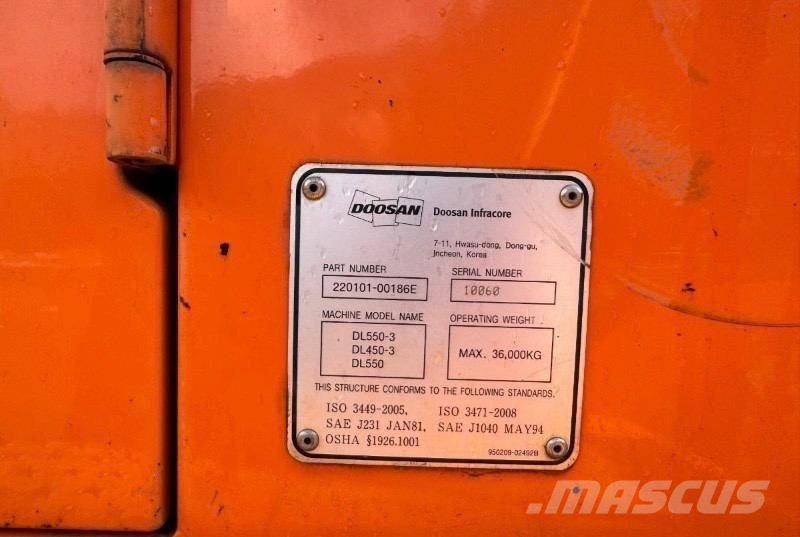 Doosan DL 550-3 Radlader wheel loader Wheel loaders